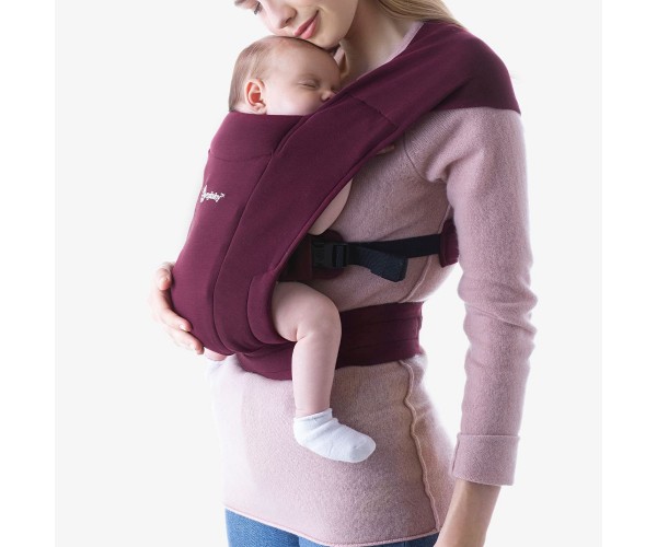ERGOBABY - Porte-Bébé Nouveau-Né Embrace Bordeaux