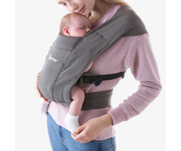 ERGOBABY - Porte Bébé Nouveaux Né Embrace Gris