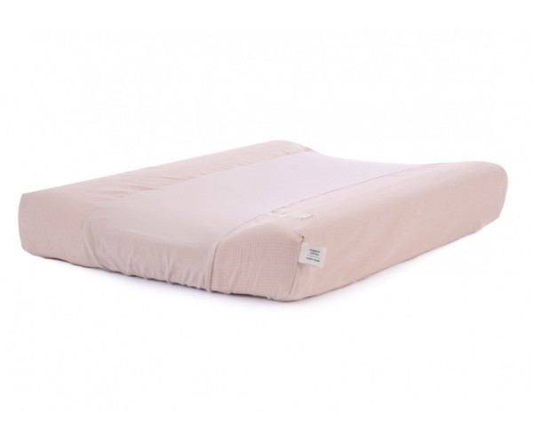 NOBODINOZ - CHANGING COVER CALMA HONEY COMB 70X50 MISTY PINK
