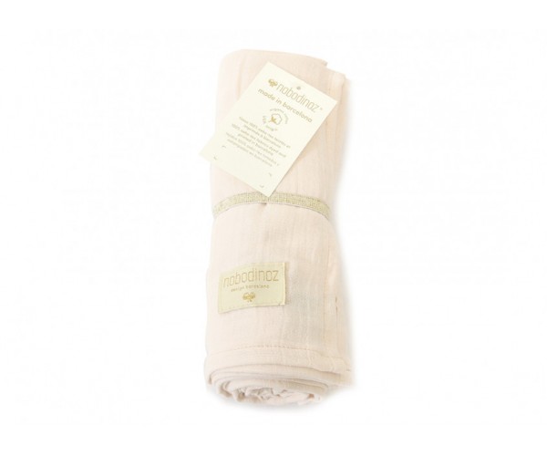 NOBODINOZ - BUTTERFLY SWADDLE 100X120 DREAM PINK