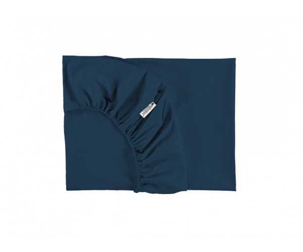 NOBODINOZ - TIBET SHEET BB 70X140X15 NIGHT BLUE
