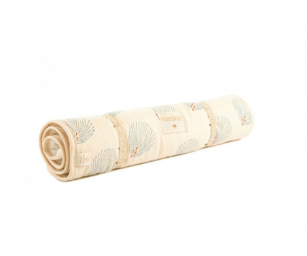NOBODINOZ - CHANGING PAD NOMAD 60X35 BLUE GATSBY / CREAM