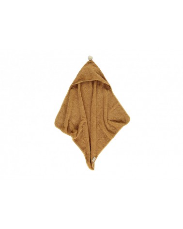 NOBODYNOZ - So Cute Baby Bath Cape 73X73 Caramel