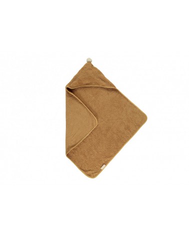 NOBODYNOZ - So Cute Baby Bath Cape 73X73 Caramel