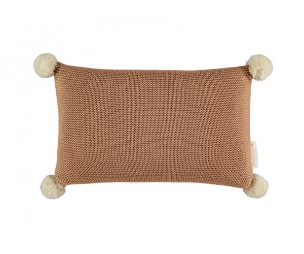 NOBODINOZ - SO NATURAL KNITTED CUSHION 22X35 BISCUIT
