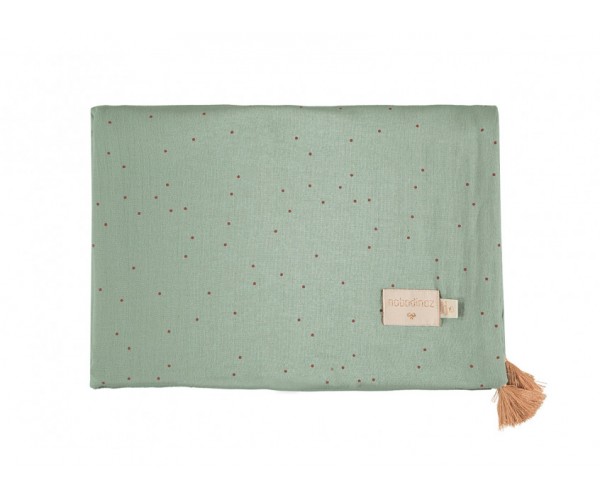NOBODYNOZ - Treasure Summer Blanket 100X70 Toffee Sweet / Eden Green