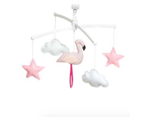 Mobile Flamant Rose - Pouce et Lina