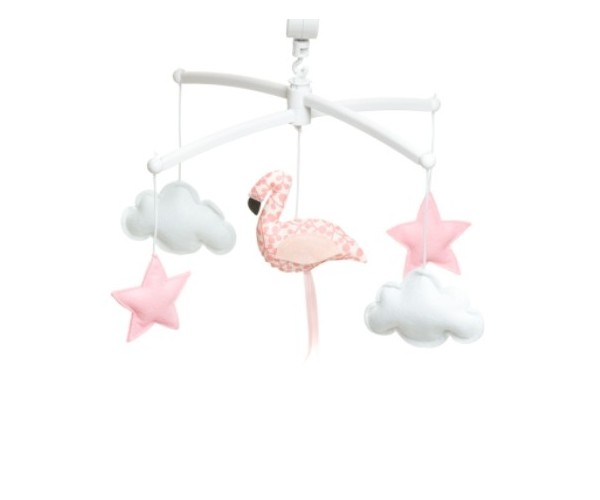 Mobile Flamand rose Corail - Pouce et Lina