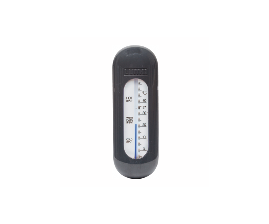 Thermomètre de bain Gris foncé