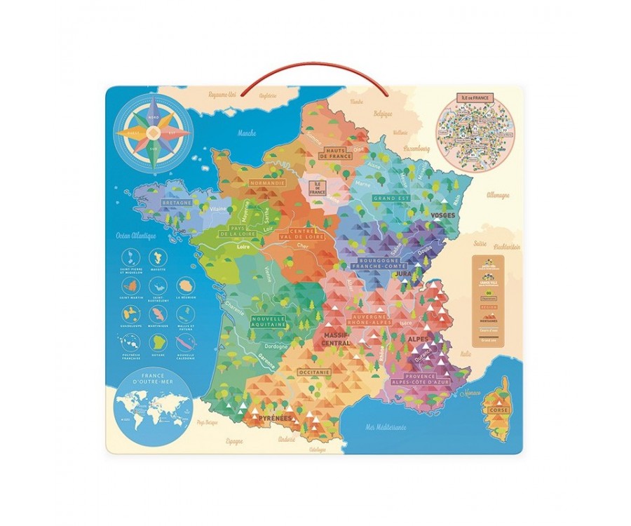 Vilac Carte De France Educative